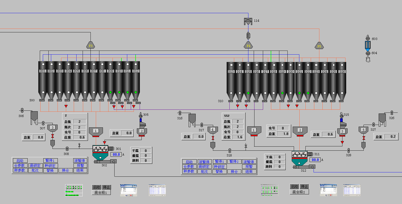 飼料廠電子自動配料控制系統(tǒng)